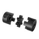 XIKE 3/4" to 7/8" L075 Flexible 3-Piece L-Jaw Coupling Set & Rubber Spider for Log Wood Splitter Hybrid Equipment Kit