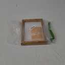 Poster Palooza 6x9 Frame Gold Bamboo Solid Wood Picture Frame with UV Acrylic, Foam Board Backing & Hanging Hardware Included