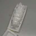 DNIENKGE Iced Cream Dessert Bowl，Set of 6，6oz Vintage Glass ware with Heavy Base, Drinking Cup for Sundae, Fruit, Ice Cream, Snack, Condiment