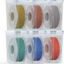 AMZPro Filament Storage Box - 6 Pack Filaments Container for 3D Printing Filaments Sealing and Protection - Portable Filament Storage with Desiccant,Water-Proof and Dust-Proof 4.0L(9.03 * 8 * 3)