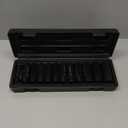 12 Pieces 1/2-Inch Drive Deep 12-Point Metric Impact Socket Set, Cr-V, 10mm to 24mm, Drill Socket Adapter 1/2"