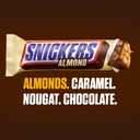 SNICKERS Candy Almond Milk Chocolate Bars Bulk Pack, 1.76 oz Bars (Pack of 24) (EXP 12/31/26)