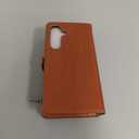 XcaseBar Compatible with Samsung Galaxy S25 Wallet case with Zipper Credit Card HolderRFID Blocking,Flip Folio Book PU Leather Phone case Shockproof Cover Women Men for Samsung S25 case Light Brown