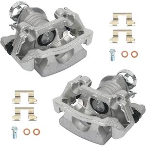 KUSATEC 18B4893 18B4892 Rear Disc Brake Caliper Fit for Chevy Cobalt 2005-2008,HHR 2008-2010,Malibu 2004-2012; Pontiac G5 2007-2009.G6 2005-2010.Saturn Aura 2007-2009