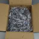 Polmart 4" Heavy Duty Silver Gridwall Panel Hooks - Pack of 96 (4-inch)