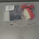 2 x Fine Stitch Gun for Clothes, Stitch Gun Quick Clothing Fixer with 2 Needles & 5000 Micro Fasteners(2500 Black & 2500 White),Tagging Gun, Hemming Gun Red