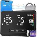Smart Bluetooth Blood Pressure Monitor by ZOETOUCH  Clinically Accurate  Digital Wireless BP Machine Cuff Upper Arm for Home Use Large LED Display, App Connectivity, 2 Users, Fits Arms 8.716.5"