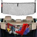 Auovo Trunk Mesh Cargo Net for Cars, Trucks, SUV, Vans - Envelope Style with Hooks, Car Trunk Organizer, Camping Essential