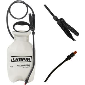 Chapin International 25010 1-Gallon Clean 'N Seal Poly Deck Sprayer for Deck Cleaners and Transparent Stains and Sealers, 1-Gallon, 1 Sprayer/Package