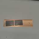 Nameplate Holder Wall or Door 2 Pack (Rose Gold, 2" x 8")