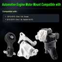 Engine Motor Mount Compatible with 2012-2015 Civic 1.8L Coupe/Sedan Replacement for A65048 A65021 A65087 Set of 3