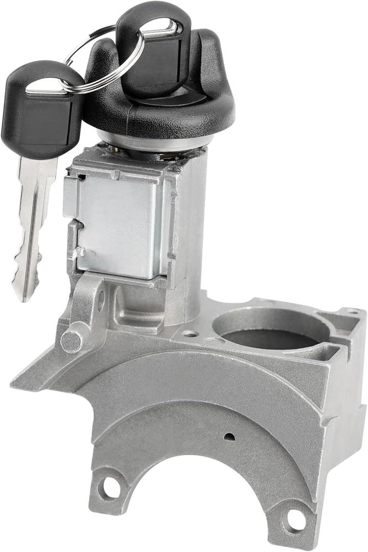 Ignition Lock Cylinder Switch & Lock Cylinder Housing, Compatible With 1998-2002 1500/2500/3500 Suburban, Chevy Express, Tahoe, GMC Savana, Yukon, Cadillac Escalade, Replaces# 924-893, 924-720