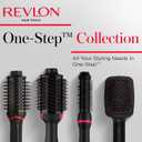 REVLON One-Step Hair Dryer and Styler - Root Booster Round Brush for Styling, Dryer Brush for Fast and Easy Salon-Quality Blowout, More Shine and Less Frizz (1-1/2 in) Black