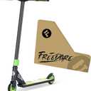 FREEDARE Pro Scooter Stunt Scooter Complete Trick Scooter for Kids 8 Years and Up, Teens, Adults, Boys and Girls Freestyle Street Scooter for Intermediate and Beginner Skate Park (Green-JB1-N)