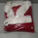 5 Pcs Mrs Claus Costume Adult Women, Santa Christmas Outfits for Women Velvet Dress with Belt High Socks Hat Gloves (Medium)