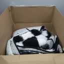 Super Soft Rug for Bedroom, 8x10 Ft Black and White Area Rug Classic Checkered Shaggy Anti-Skid High Pile Soft Fluffy Rug Fuzzy Carpet for Living Room Bedroom Kids Room Nursery, Dorm Home Decor