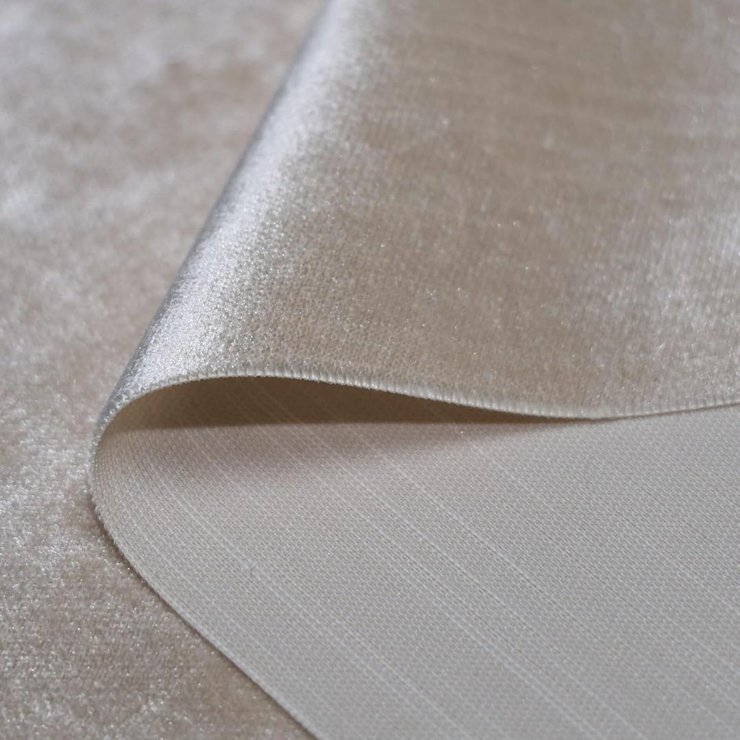  Shiny Velvet Fabric Wide Non-Stretch - for Upholstery, Chair, Couch, Drapery, Craft Projects & Home Decor & DIY - Costume Material  5x7 