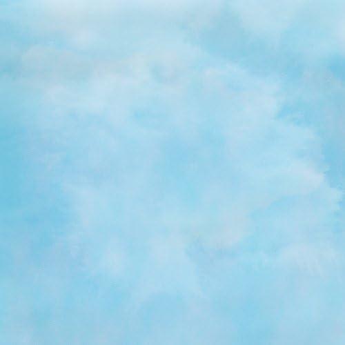 Yeele 10x10ft Solid Color Blurry Light Blue Background for Photography Customized Abstract Pastel Backdrop Baby Adult Family Party Booth Portraits Photo Video Shooting Vinyl Wallpaper Studio Props