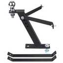 GUSUHAWK 3 Point Lawn Mower Trailer Towing Hitch Garden Tractor HI Hitch with 2" Diameter, 3500 Lbs Chromed Hitch Ball for Husqvarna Ariens Cub Cadet Craftsman Huskee Poulan Riding Mowers