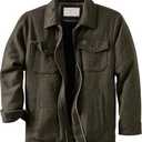 Legendary Whitetails Mens Wool Blend Jacket Insulated Berber Lined Coat, Foggy Ridge, Large