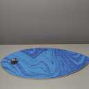 36" Skipper Skimboard with High Gloss Coat Wooden Skim Boards for Beginners, Teenagers and Adults Beach Skimboard Blue