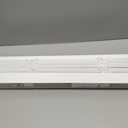 LazBlinds 2-inch Cordless Faux Wood Blinds with Royal Valance, Room Darkening Horizontal Window Blinds, Inside Mount Blinds for Windows - Fit for Window 23'' W x 36'' H - White