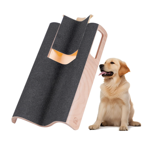 M-Shaped Dog Scratch Pad for Nails with Treat Box, Dog Nail Scratch Board for Large Dogs, Dog Nail File Toy and Shorten Dog’s Side Nail Easier (with Treat Box, L)
