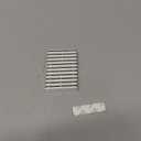 SINYUD  Name Badge Magnets, Magnetic Name Badge Holders Back with 2 Premium Strength Neodymium Magnets (Silver)