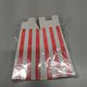 36 Pcs Popcorn Boxes, Mini Paper Popcorn Box, Container for Movie Night Decorations, White and Red Stripes
