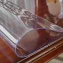 3MM Clear Table Cover Protector Plastic Table Cover (Clear 3MM Thick, 30" x 48")