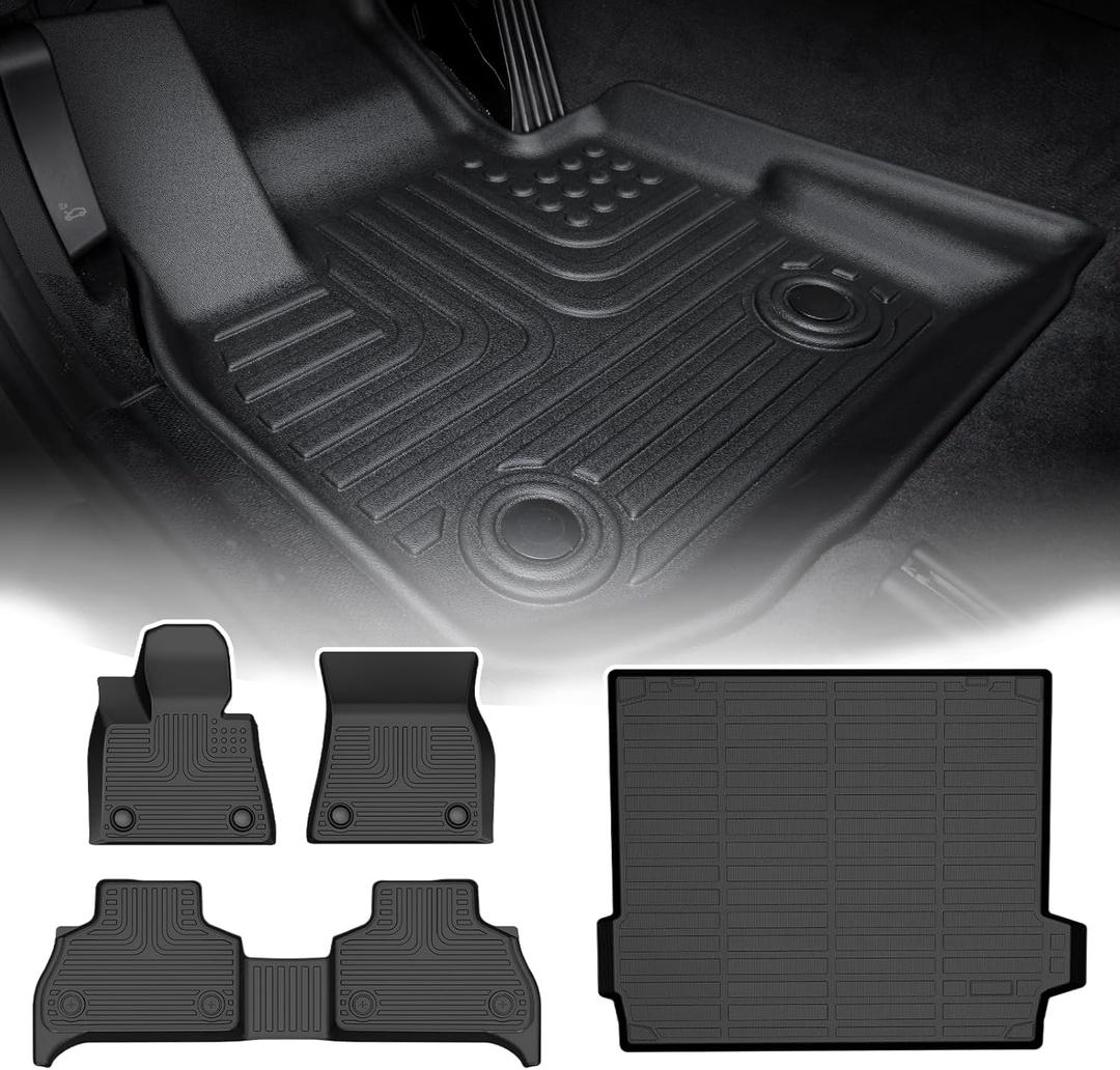 for BMW X5 Floor Mats 2026 2025 2024 2023 2022 2021 2020 2019,Car Mats for BMW X5 All Weather Floor Mats Cargo Liner Accessories 2019-2026