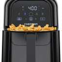 Chefman TurboFry Touch 6 Qt Air Fryer w/ Digital Display and Shake Reminder - Black