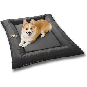 Dog Bed for Dog Crate Oxford Puppy Crate Pad Waterproof Pet Beds Outdoor Cage Mat Easy Rinse Black 36233 Inch