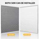 SUNFREE Cellular Shades Blackout Blinds Cordless Honeycomb Window Shades for Bedroom, Blinds for Window and Door, Home and Office, Grey, 36" W x 64" H