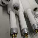8 Pack 21 Inch F13T5/WW Fluorescent Light Bulb, 3000K Warm White, T5 13 Watts Fluorescent Replacement Bulb for Counter and Cabinet Fixture, G5 Base