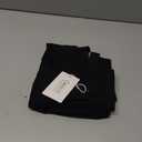 ONGASOFT High Waisted Yoga Pants for Women Running Workout Mesh Leggings Side Pockets Squat Proof Tummy Control (Large, 2 - Capri - Black)