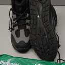 Men's Orthopedic Wide Mid Trekking Hiking Boots: Comfortable Plantar Fasciitis Ankle Support Work Walking Shoes, Orthotic Casual Sport Gym Cross Training Trail Sneakers for Foot Heel Pain Relief (8, W1-black)