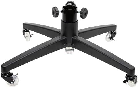 Rolling Christmas Tree Stand for up to 9 Foot Artificial Trees - Heavy-Duty Xmas Tree Stand Base with Casters and Adjustable Base - Compatible with Most Upright Tree Bags – Up to 120 lbs.