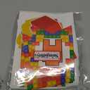 Building Blocks Themed Birthday Party Decorations Pack - Includes Glitter Cake Topper Banners and Balloons - Summer Colorful Themed Bday Party Pack Supplies
