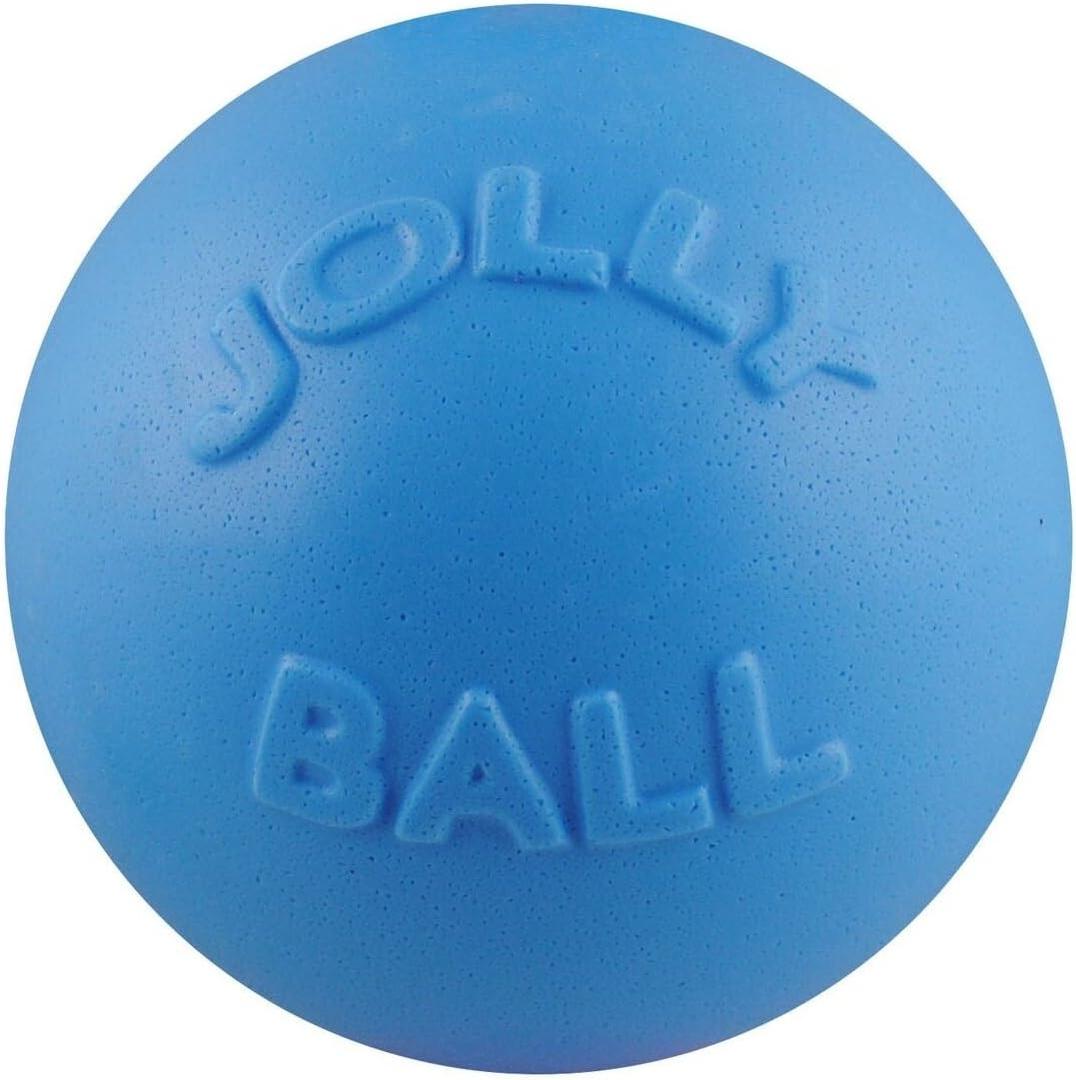 Jolly Pets Bounce-n-Play Dog Toy Ball, 8 Inches/Large, Blueberry, (Model: 2508 BB)