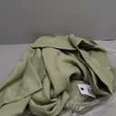 OWENIE Sally Blackout Curtains for Bedroom 63 Inch Length 2 Panels Set, Solid Thermal Insulated Room Darkening Rod Pocket Privacy Window Treatment Curtains Drapes, W40 x L63 Inch, Sage Green