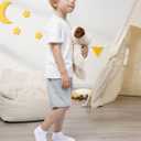 Cooraby 25 Pairs Kids' Socks Low Cut Socks Half Cushion Sport Ankle Athletic Socks for Boys Girls