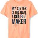 The Children's Place Boys' Short Sleeve Graphic T-Shirt Seasonal, Sunfish, Small