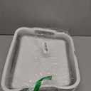 Madesmart Collapsible Dishwashing Basin with Handles, Plastic Pop-Up Dish Wash Basin for Kitchen Counters, Gray/White