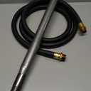 Fill-Rite FR152 Piston Hand Pump with Hose & Nozzle Spout, Red