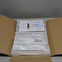 Nxconsu 2Pack Under Shelf Storage Basket Organizer Hanging Holder for Cabinet Pantry Kitchen Cupboard Desk Counter Bookshelf Organization Add-on Space Saver Heavy Duty Slide-in White (9.84''D * 13.38''W * 6.4''H)