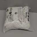 Faux Fur Body Pillow Cover, Super Soft Fuzzy Plush Bedding Pillow Long Pillowcases 1 Pieces, Chic Striped Plaid Geometry Decorative White Body Pillowcase for Couch, Bed, 20 x 54 Inches