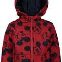 Disney Mickey Mouse Boys Jacket Puffer Coat for Toddlers and Little Kids