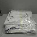 Anytime 100% Blackout Curtain 2 Panels Set, Thermal Insulated Window Drapes for Bedroom, Full Shading Panels (Greyish White,52W x 84L)