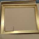 Pixy Canvas Floater Frame 16x20 for 3/4 (0.75) inch Deep Canvas Paintings/Canvas Prints/Wood Canvas Panels/Wall Art/Wall Decor/Home Decor/Artwork (Brass Gold, 16 x 20 inch, Portrait)